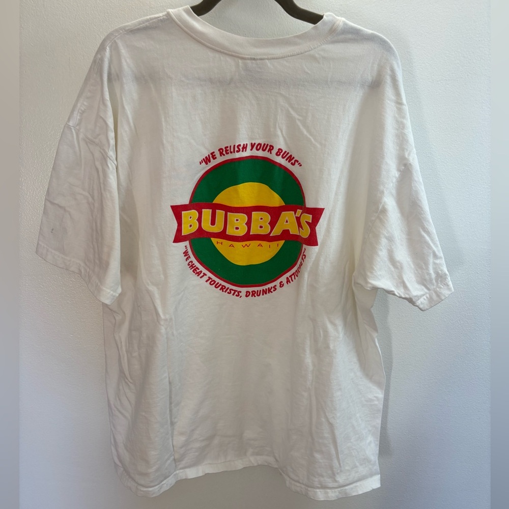 Bubba’s World Famous Hamburgers Maui White T-shirt XXL